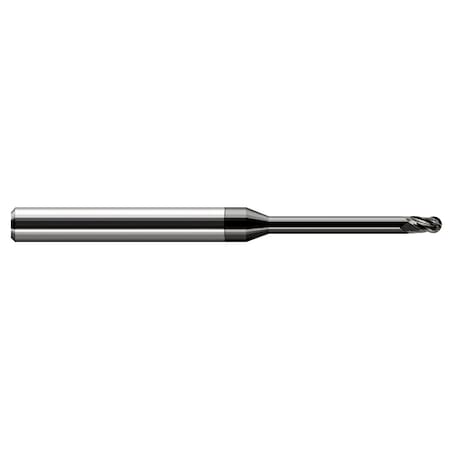 Harvey Tool Miniature End Mill - Ball - Long Reach, Stub Flute 966020-C4